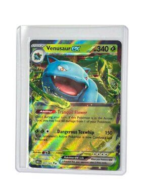 Pokémon TCG – Venusaur ex 003/165 – Double Rare – Holo